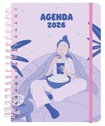 Agenda Anual 2026 Tantanfan A5 Clarilou Semana Vista