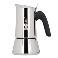 Cafetera Italiana De acero venus bialetti nueva para espressos inoxidable adecuado todo tipo placas 4