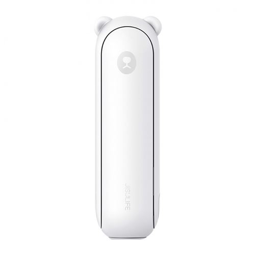 Ventilador Portátil JISULIFE, Mini Ventilador de Mano USB Recargable de 4500mAh, Pequeño Ventilador de Bolsillo 3 en 1 con Función de Linterna y Banco de Energía