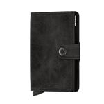 Billetero Botón Secrid Vintage Black