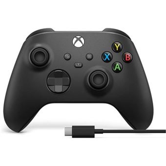 Mando inalámbrico Microsoft + Cable USB-C Negro para Xbox - 1