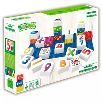 Bloques BioBuddi Números 27 piezas
