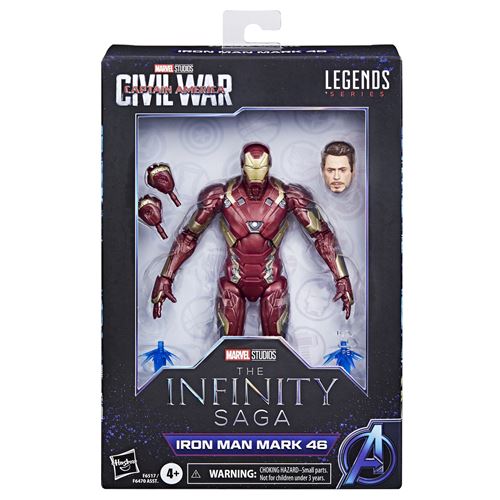 Figura Hasbro Marvel Legends Civil War Iron Man Mark 46 15cm 