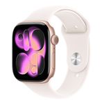 Apple Watch Series 11 GPS + Cellular 46mm Caja Aluminio Oro rosa y Correa Deportiva Rubor claro - Talla M/L