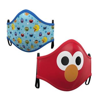 Mascarilla infantil Multiocio lavable Barrio sésamo - talla 10 a 12 años