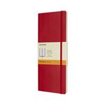 Cuaderno Moleskine L Pautado Rojo Escarlata