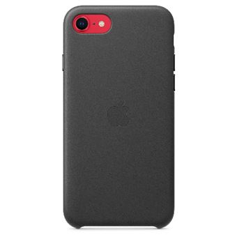 Funda de piel Apple Negro para iPhone SE (2ª Gen.) - Funda para