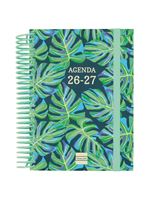 Agenda Escolar Finocam Diva Sep 2026 - Jun 2027 8º - 120x164 Mm 1 Día Página Selva Español