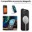 Funda 4-ok Metal MagSafe Negro para iPhone 15