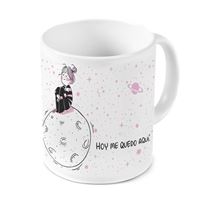 Taza de cerámica Busquets La Volátil Hoy blanco