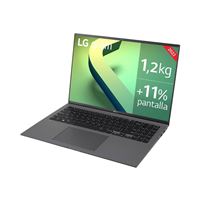 Portátil LG Gram 16Z90Q-G.AA76B Intel Core i7-1260P EVO, 16GB RAM, 512 GB SSD, Intel Iris Xe, Windows 11 Home 16'' WQXGA