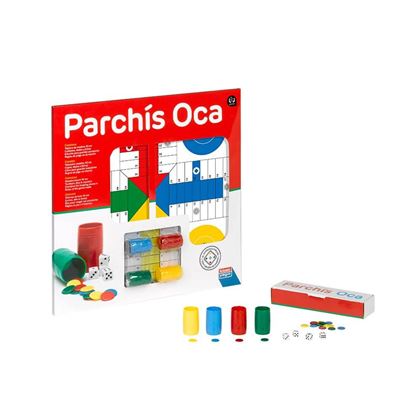 Juego de mesa parchís-oca 40 cm + acc
