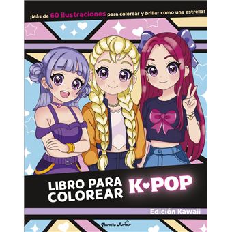 Libro para colorear K-pop
