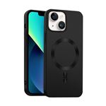 Funda 4-ok Metal MagSafe Negro para iPhone 15 Plus