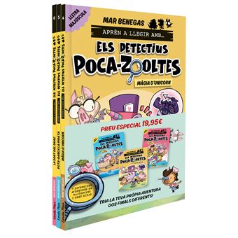 PACK Aprèn a llegir amb... Els detectius Poca-zooltes! 4,5