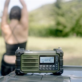 Enmarañarse diámetro Teleférico Radio de emergencia Sangean MMR-99 Green Forest - Radio - Los mejores  precios | Fnac