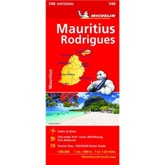 Mapa National Islas Mauricio