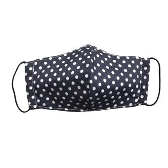 Mascarilla para adulto World Alive higiénica lavable eco Basics polka dots