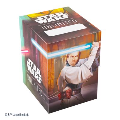 Star wars unlimited soft crate obi-wan kenobi/darth maul