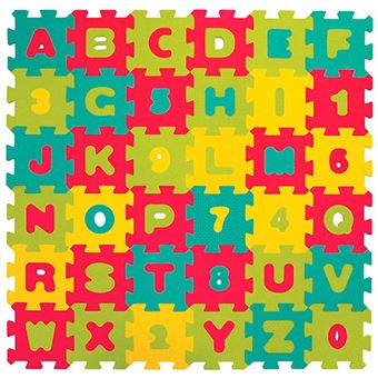 Alfombra puzzle de foam letras y números Ludi - Juego de aprendizaje  temprano - Comprar en Fnac