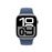 Apple Watch Series 10 GPS + Cellular 42mm Caja Aluminio Plata y Correa deportiva Azul denim - Talla S/M