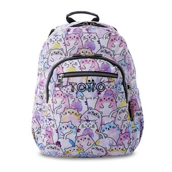 Mochila escolar Totto Acuareles Glitter Paws - 1