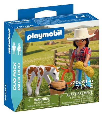 Playmobil duo pack jinete con caballo