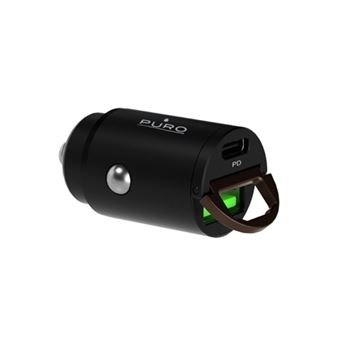 Cargador de coche Puro Mini Car Fast 30W USB-C/USB-A - Cargador