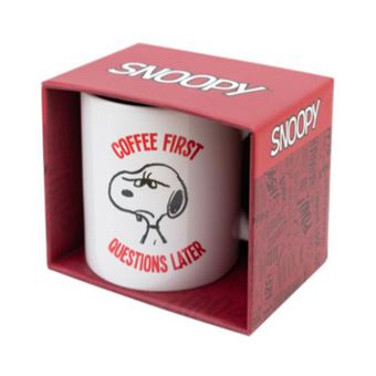 Taza Snoopy But First, Coffee