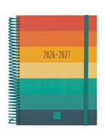 Agenda Escolar Finocam Diva Sep 2026 - Jun 2027 4º - 155x212 Mm 1 Día Página Colors Español