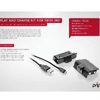 Kit carga y juega PRIF XBox 360