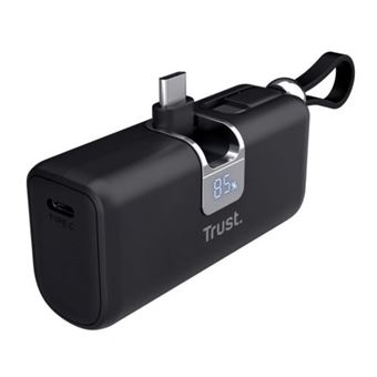 Powerbank Trust Pacto USB-C Pocket 5000mAh Power Delivery Negro