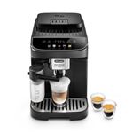 Cafetera superautomática De'Longhi Magnifica Evo ECAM 290.61.B, Molinillo integrado, jarra de leche, 15 bar, 1,8 l, Táctil, Negro