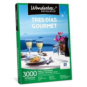 WONDERBOX Caja Regalo - Tres DÍAS por Europa - Dos Noches con desayunos a  Elegir Entre 2.900 hoteles para Dos Personas. : : Alimentación y  bebidas