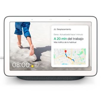 Altavoz con Pantalla Wi-Fi Inteligente  Google Nest Hub Carbón