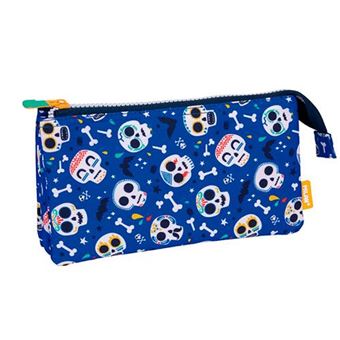 Portatodo Milan de 5 compartimentos Bats & Bites azul