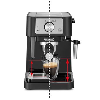 Cafetera Espresso manual De'Longhi Stilosa EC260.BK, sistema cappuccino,  café molido, función 2 tazas, 15 bar, 1100W, 1.1 l Negro - Comprar en Fnac