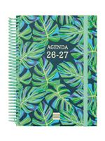 Agenda Escolar Finocam Diva Sep 2026 - Jun 2027 4º - 155x212 Mm 1 Día Página Selva Español