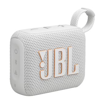 Mini altavoz inalámbrico Bluetooth JBL Go 4 Blanco