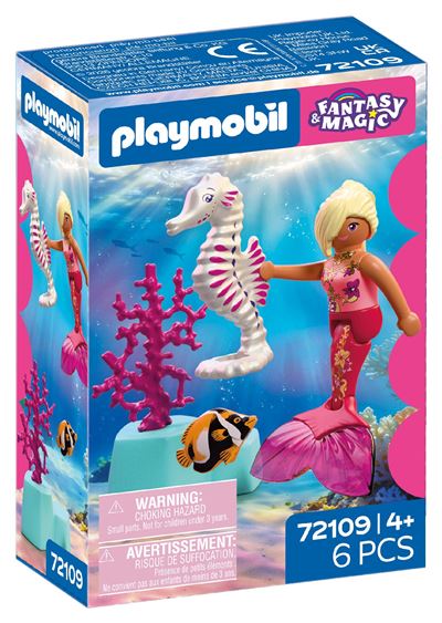 Playmobil sirena con caballito de mar