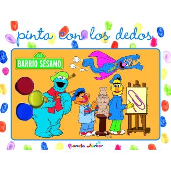 Barrio Sésamo. Pinta con los dedos - 1