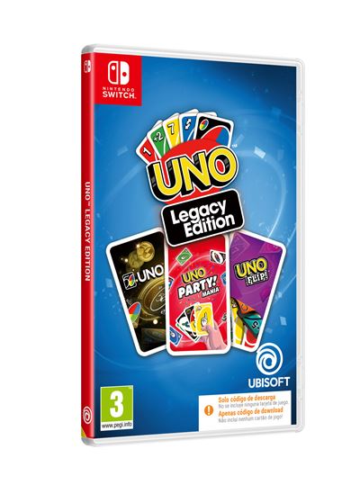 Uno Legacy Edition Nintendo Switch - Código De Descarga