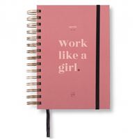 UO Agenda A5 2019 - 2020 Día por página - Work like a girl