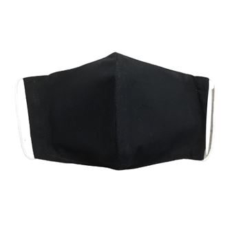Mascarilla para adulto World Alive higiénica lavable eco Basics negro