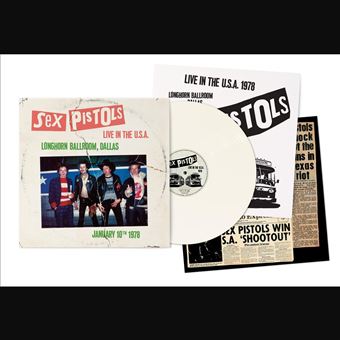 Live In The U.S.A 1978 – Dallas 10th January – 1978 Dallas, Longhorn Ballroom, USA -Vinilo Blanco