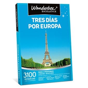 Caja Regalo Wonderbox Tres días por Europa - -5% en libros