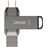 Pendrive Memoria USB 3.1 Lexar USB-C/USB-A 128GB Gris