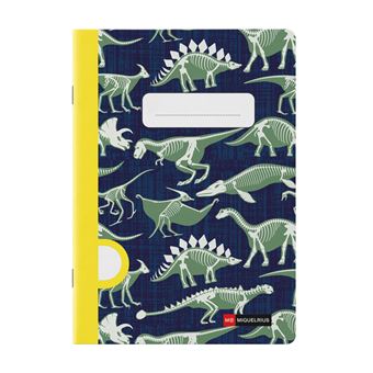 Cuaderno Miquelrius Grapa A5 48 Hojas Liso 90g Dinos Fossil - 1
