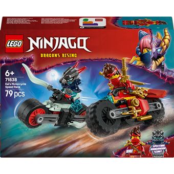 LEGO Ninjago 71838 Carrera Relámpago en Moto de Kai - 1