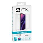 Funda + protector de pantalla 4-ok Glass Dúo para iPhone 11